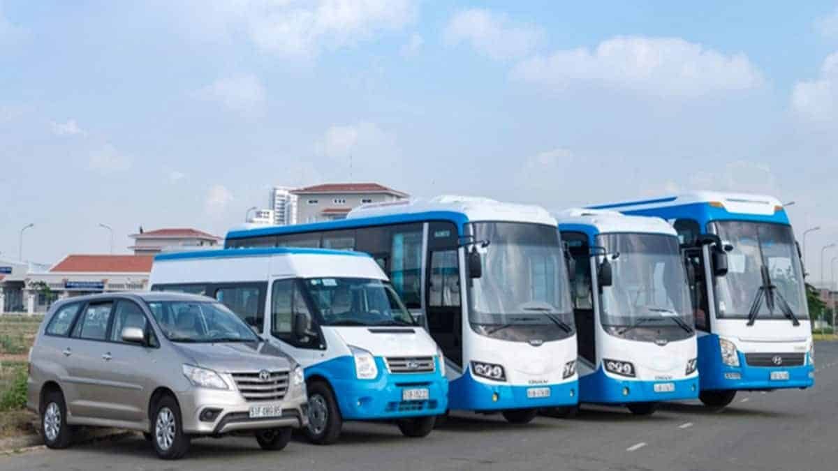 DKT Transport trang bị đa dạng các loại xe du lịch