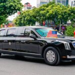 Xe Limousine Của Tổng Thống Mỹ: Lịch Sử, Đặc Điểm Kỹ Thuật và Vai Trò Ngoại Giao Xe Limousine của Tổng thống Biden trên đường phố Hà Nội