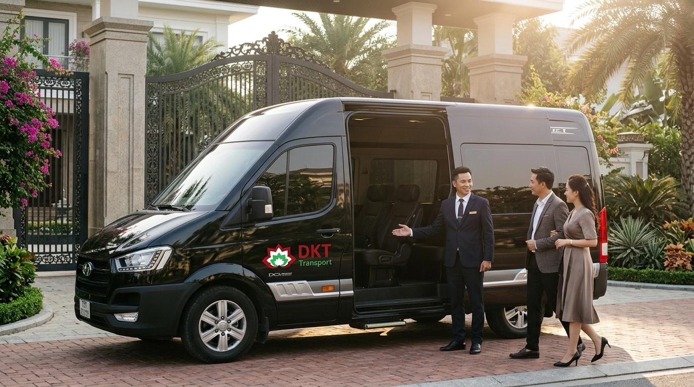 Dịch vụ thuê xe limousine Hưng Yên đón tận nơi sang trọng của DKT Transport