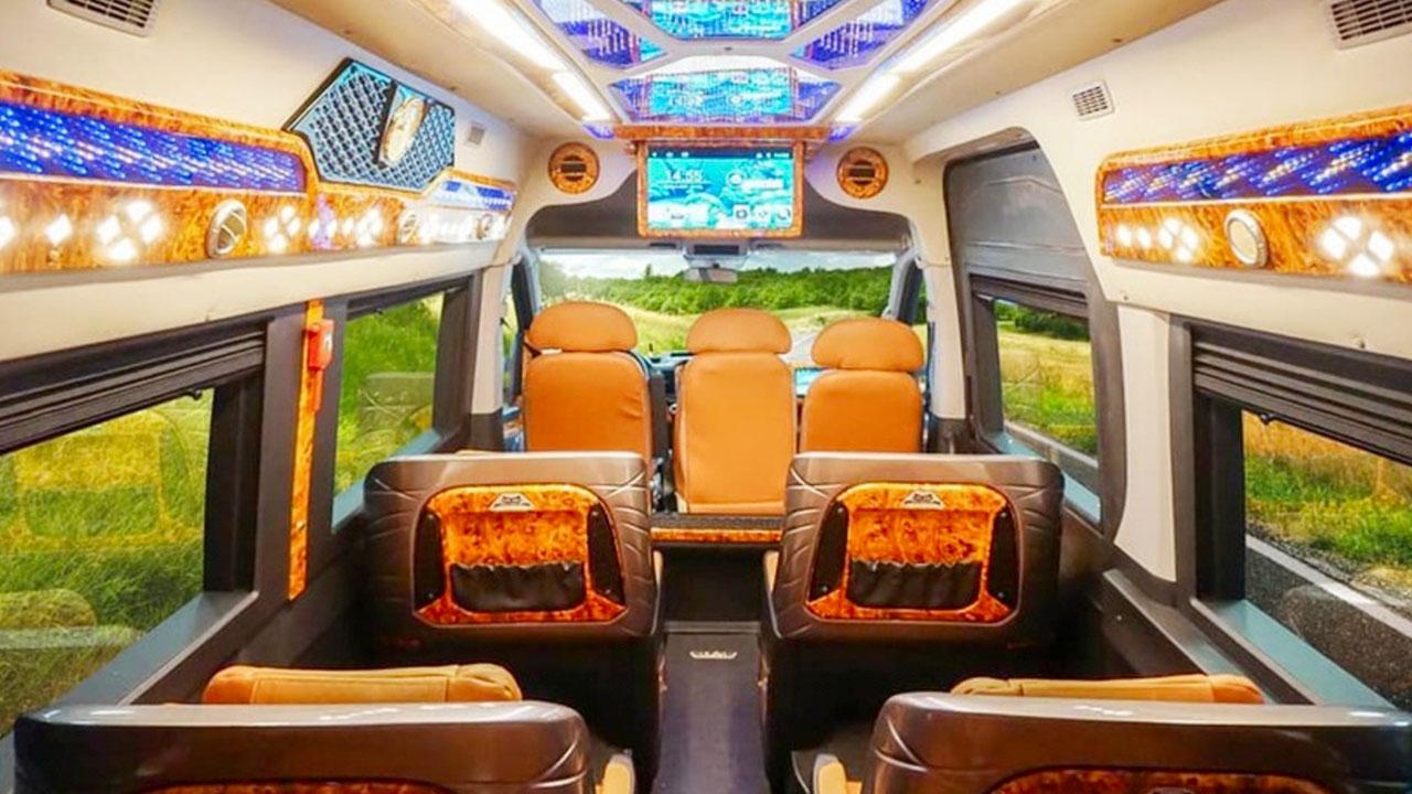 Tiện nghi xe Limousine Hà Nội Hải Phòng