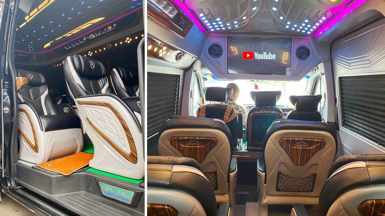 Ưu điểm thiết kế và tiện nghi của xe Limousine