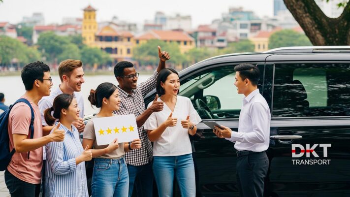 Khách hàng đánh giá về dịch vụ thuê xe city tour của DKT Transport