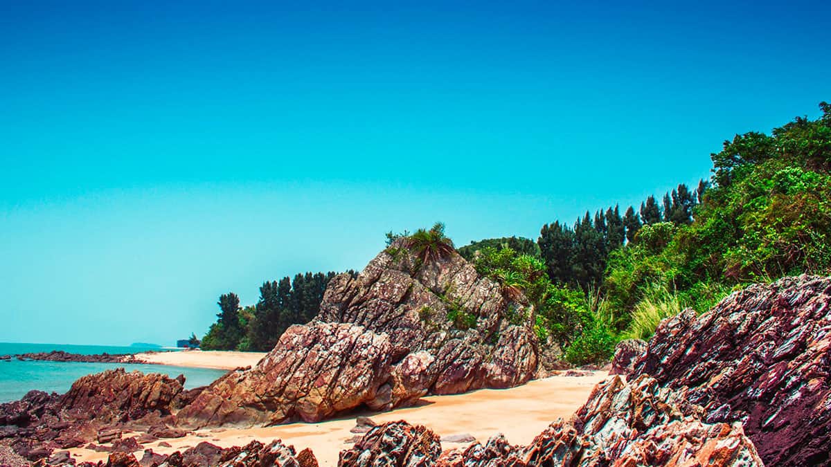 Cảnh sắc đảo Cái Chiên