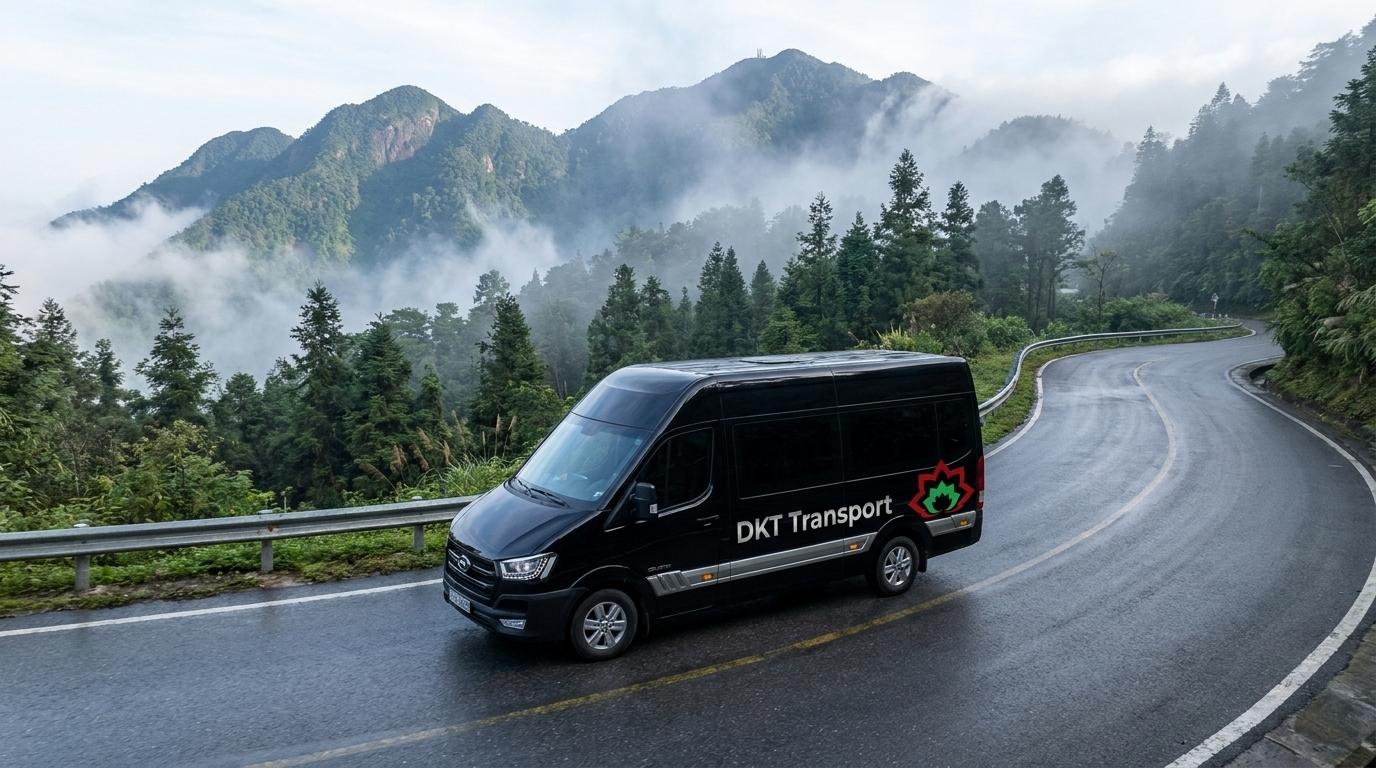 Xe Solati Dcar Limousine DKT Transport phục vụ tuyến thuê xe limousine đi Tam Đảo Vĩnh Phúc an toàn