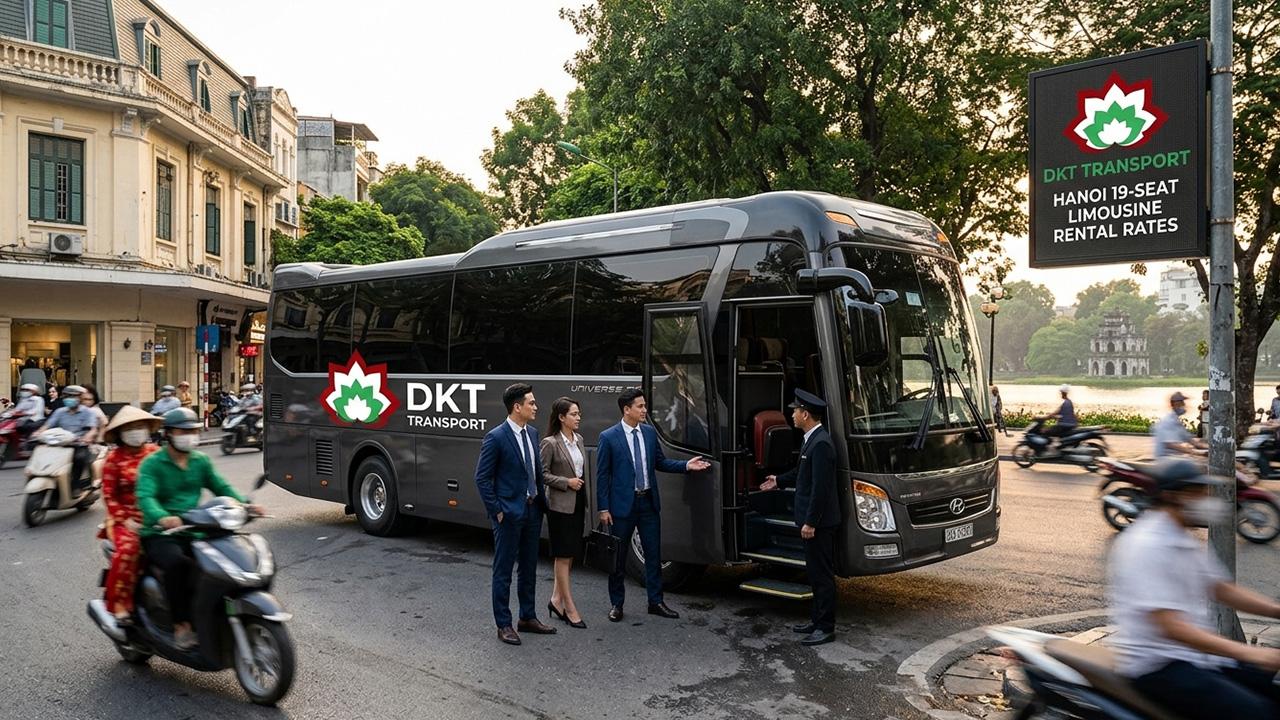 Nhu cầu thuê xe limousine 19 chỗ Hà Nội