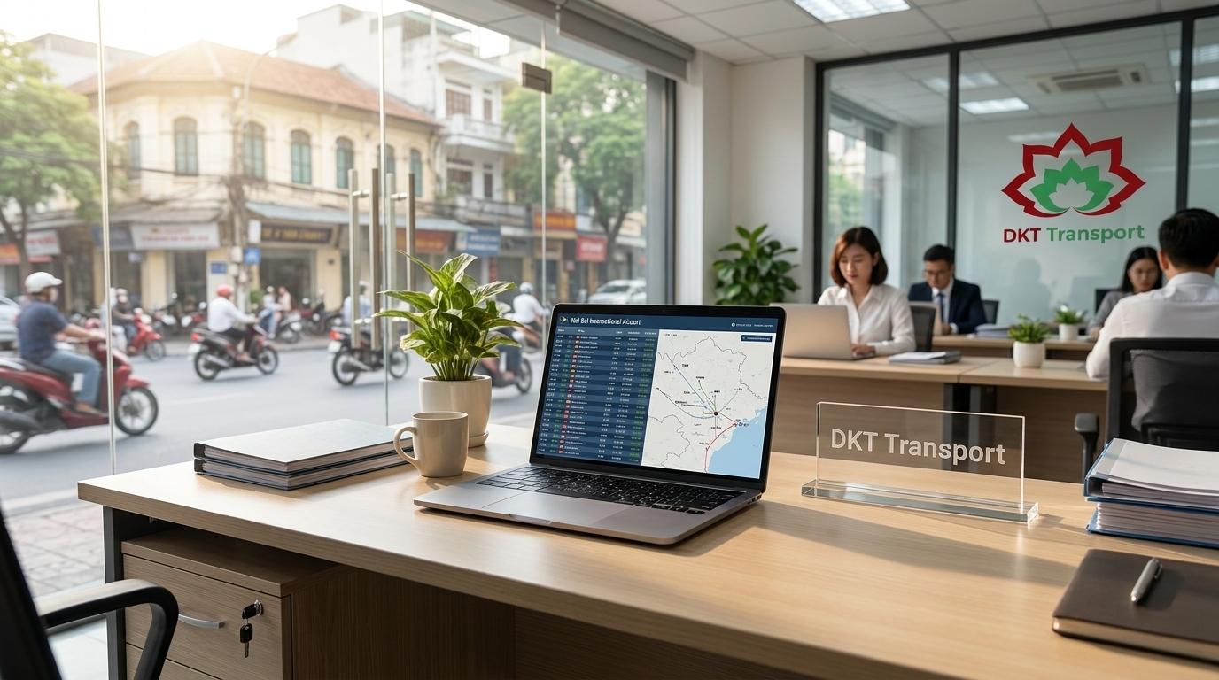 Bảng giá xe đón tiễn sân bay Nội Bài trọn gói minh bạch DKT Transport Hà Nội